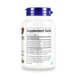 Cápsulas de Menta con Aceites de Jengibre y Hinojo, Suplemento para el Apoyo Digestivo en Adultos, 90 Cápsulas - Product Image 6