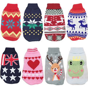 Suéter para Perros y Gatos JW-PET para el Año Nuevo Chino, Ropa de Invierno Ecológica para Perros y Gatos Pequeños, <span class=keywords><strong>Chihuahua</strong></span>, Yorkies, Cachorros - Product Image 3