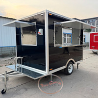 Petite remorque de nourriture mobile pour restaurant extérieur boulangerie crème glacée et camion de restauration rapide chariot à café-camion de nourriture pour usage professionnel