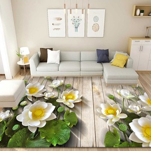 Crystal Velvet Decorative Carpet, Anti-Slip Cushioned, Machine Washable, Living Room Bathroom Kitchen <strong>Bedroom</strong> Entrance Floor <strong>Mat</strong> - Product Image 2