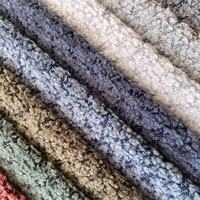 Tissu de canapé en chenille jacquard en polyester fabriqué en usine pour la tapisserie, les coussins, les tapis, les meubles
