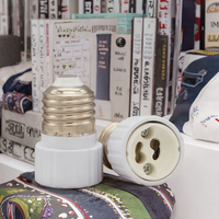 Douille de lampe Huayi en céramique E27 GU10, adaptateur de douille à vis, en plastique ignifuge avec raccords en cuivre, AC 220V