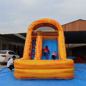 Tobogán Acuático Inflable <span class=keywords><strong>con</strong></span> <span class=keywords><strong>Piscina</strong></span>, Soporte de Expansión Modular, Apto para Parques Acuáticos Comerciales y <span class=keywords><strong>Eventos</strong></span> Temáticos a Gran Escala. - Product Image 1
