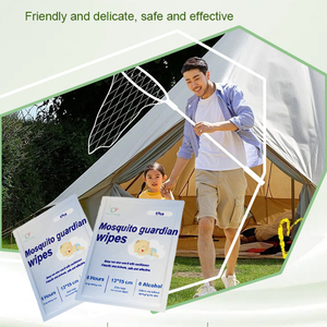 Toallitas protectoras de mosquitos, toallitas <span class=keywords><strong>repelentes</strong></span> de insectos sin <span class=keywords><strong>DEET</strong></span> para niños y adultos | Toallitas naturales portátiles - Product Image 2