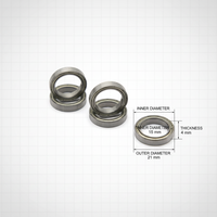 Roulement à billes à gorge profonde 6702 ZZ 15x21x4mm en acier scellé pour moteurs électriques, ventilateurs et appareils électroménagers