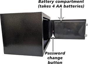 Caja Fuerte Digital Inteligente para Hoteles y Familias, Económica, con Asa y Cerradura con Llave - Product Image 3