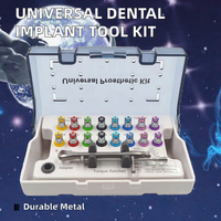 Kit universel de prothèses dentaires, clé dynamométrique, tournevis, outils métalliques à usage manuel, outils électriques, acier inoxydable CE