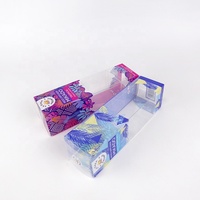 Boîte d'emballage en plastique PET transparente personnalisée, boîte pliante transparente pour cosmétiques, diffuseur de parfum, coffret cadeau