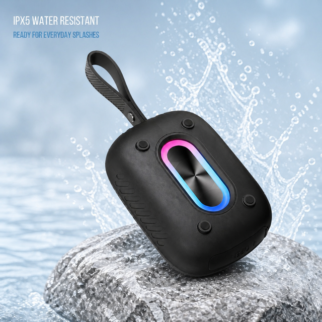 Portable Blue Tooth Audio Speaker RGB Lighting FM TF Card Waterproof Outdoor Wireless Speaker