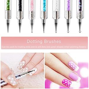 9pcs Nail Art Brush <b>Set</b> with Fine Liner Brush and Dotting Pen for Home Use Professional Salon Gel Design Manicure Brush Kit - Product Image 6