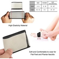 Manchons de soutien compressifs pour la voûte plantaire, soulagement de la fasciite plantaire, soutien rembourré pour arches tombantes et problèmes de pieds douloureux, pour hommes et femmes