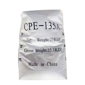 CPE 135A Resin Chlorinated Polyethylene Plastic Impact Modifier PVC Additives <strong>Rubber</strong> <strong>Raw</strong> <strong>Materials</strong> - Product Image 1