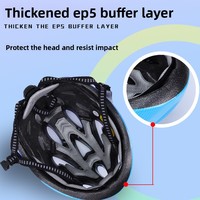 Casque de vélo pour enfants à dégradé de couleurs pour skateboards, vélos d'équilibre, trottinettes - Casque de sécurité léger et réglable en ABS+PC