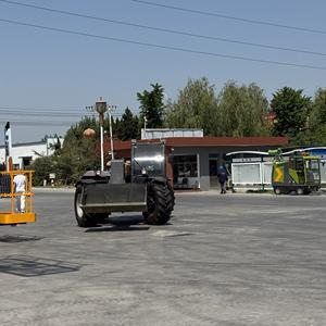 3.5t 7m Diesel-powered Material Handling Construção Off-road pneu telescópico Boom Empilhadeira Telehandler - Product Image 2