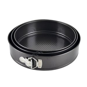 Lixsun Bakeware Set di 3 pezzi di forma rotonda stampi per torte in acciaio al carbonio <span class=keywords><strong>antiaderente</strong></span> Set di teglie a forma di molla per la cottura - Product Image 3