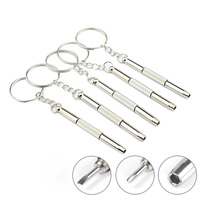 Kit de reparación de anteojos multifunción, juego de llavero de destornillador de microprecisión con piezas de anteojos de llavero