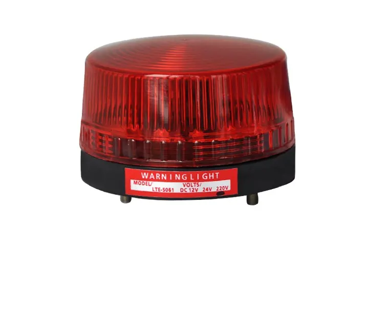 LTE -5061 12V 24V 220V luz Indicadora de Sinal Lâmpada LED pequena Luz Piscando Strobe Alarme De Segurança luz de advertência
