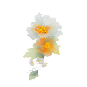 Accessoires pour cheveux de style ancien, pinces à cheveux à effet dégradé, coiffes à fleurs en soie, accessoires Hanfu, style traditionnel chinois - Product Image 5