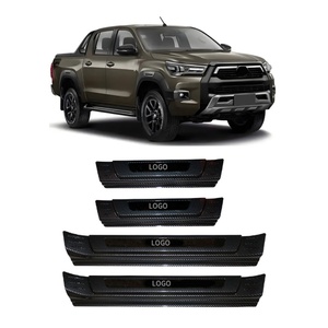 Hot Selling NEW DESIGN <b>Door</b> Sill <b>Plate</b> Accessory for TOYOTA for Hilux Revo Exterior Accessories Car Styling - Product Image 3