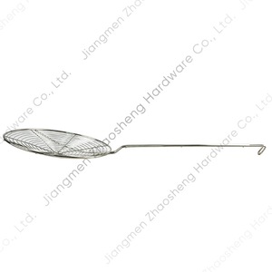 Colador de cocina de acero inoxidable de 10 pulgadas multifuncional para freír fideos y dumplings en olla caliente - Product Image 2