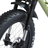 Sepeda Pantai All Terrain 750W, Super 20 Inci Salju Ebike Retro 73 Enduro Ebike