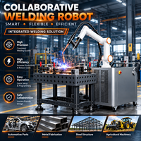 Robot Las Kolaboratif 6 Sumbu Cerdas Mesin Las MIG Solusi Pengelasan Robotik Efisiensi Tinggi untuk Fabrikasi Logam