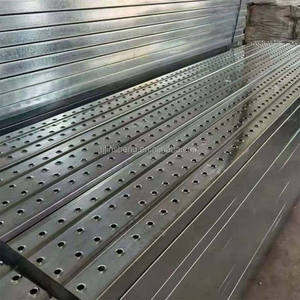 Andamio de pasarela resistente a la corrosión de alta resistencia, tablones de acero, ganchos de tablones de construcción de cubierta de Metal para construcción de edificios - Product Image 5