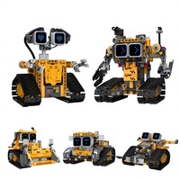 Five One MOC - Juguete Robot de Bloques de Construcción con Control Remoto, Tira de Luces, Plástico ABS, Modelo de Bricolaje, Certificado CE, Edad 7-9 Años, Personalizable