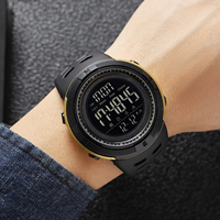 SKMEI 2070 Montre numérique tendance pour homme, montre de sport chronographe étanche 5ATM, vente chaude, montre-bracelet multifonctionnelle