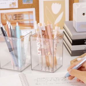 Clear Acrylic Pen Holder, <b>Large</b> Capacity Pencil Organizer for Office <b>Desk</b> - Product Image 1