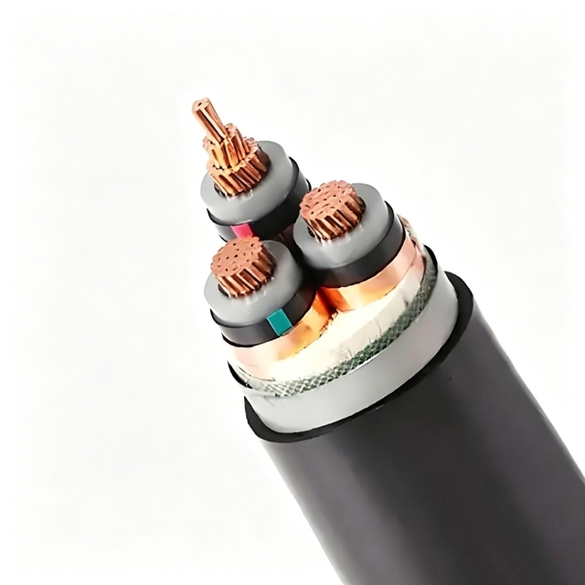 8.7/10kv 8.7/15kv High Voltage Cable National Standard Copper Core 35 Square YJV22 Armored Buried Cable