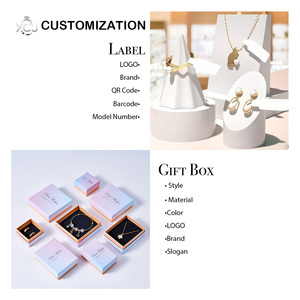 Orecchini Trendy in Acciaio Inossidabile Placcato Oro con Pressione Idraulica Irregolare, Vendita all'Ingrosso di Orecchini di Lusso Leggero per Donne - Product Image 6