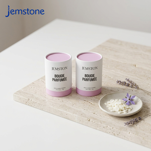 Custom Design Holiday Gift Aromatherapy Candle Packaging Paper Tube Sustainable OEM ODM Cardboard Tube Cylinder Container - Product Image 3