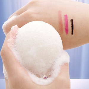 Bông Rửa Mặt Bằng Than Tre Bán Chạy Miếng Bọt Biển Tắm Hình Tròn Hàn Quốc Miếng Bọt Biển Chăm Sóc Da Mặt Konjac Tự Nhiên Miếng Bọt Biển Konjac - Product Image 2