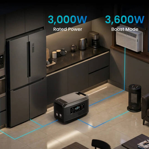 Station d'alimentation portable SOUOP Lifepo4 3kW, générateur solaire mobile 3600W, station d'alimentation portable 3000W - Product Image 4