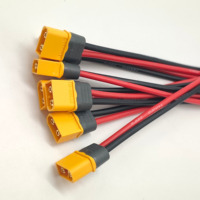 Conjunto de Cables Personalizados XT60 Macho-Hembra con Cables XT30, XT90, XT120, Adaptador FPC para Sistema de Energía Solar con Clasificación de 10A