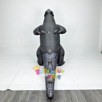 Costume de mascotte de dragon de dinosaure gonflable populaire Monstre Fursuit Macotte Noël Halloween pour adulte