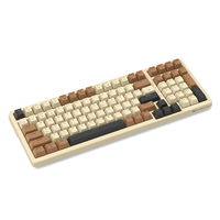 Clavier mécanique filaire SUNSONNY N-J80 100 touches, structure Gasket à échange à chaud, 19 modes RVB pour PC, gaming et bureau