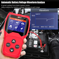 Testeur de batterie de voiture ANCEL BA201 12V avec mise à jour gratuite à vie, 100-2000CCA, outil de diagnostic rapide du démarrage et du chargement