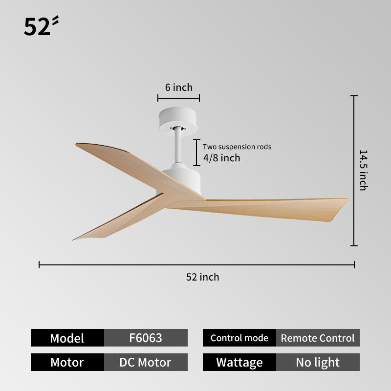 52INCH-White + Original Wood