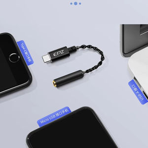 <span class=keywords><strong>Convertidor</strong></span> EPZ TP11 AUX, Decodificador Digital <span class=keywords><strong>de</strong></span> 24 Bits y 196 kHz, DAC USB, Amplificador <span class=keywords><strong>de</strong></span> Auriculares, Adaptador <span class=keywords><strong>de</strong></span> <span class=keywords><strong>Audio</strong></span> Tipo C <span class=keywords><strong>a</strong></span> 3.5 mm - Product Image 5