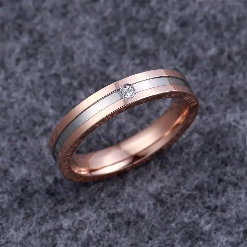 Neuankömmling Titans tahl Personal isierter Charm Roségold Gravierter Ring für Männer und Frauen