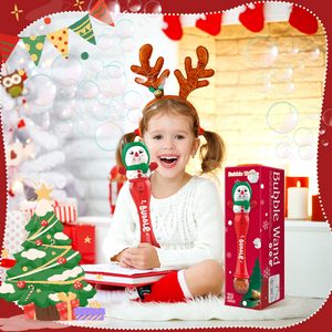 Varita de burbujas de Navidad, máquina automática de burbujas con LED iluminado y soplador de burbujas de música, juguete, juguetes de fiesta de Navidad - Product Image 5