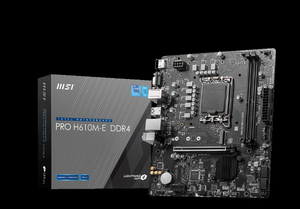 Carte mère PRO H610M-E DDR4 toute neuve - Product Image 3