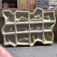 Panneaux de revêtement muraux extérieurs en galets artificiels légers en pierre PU, imperméables, de grande taille