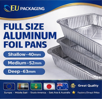 Große Aluminiumfolie-Schale 21x13 Zoll Einweg-Aluminiumfolienschale mit Deckel Robuster Dampfgarer-Behälter Catering-Lebensmittelverpackung