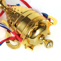 Prix de fabrication Golden Plated Crafts Awards World Globe Metal Trophy College Basketball Competition Trophy Award Metal Metal