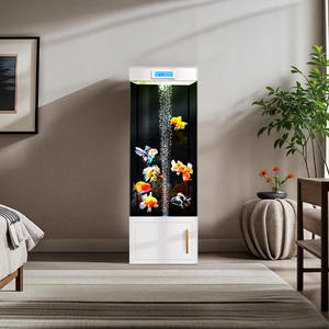 2026 New Ultra-white Luxury Eco-friendly Glass Vertical Aquarium <strong>Fish</strong> <strong>Tanks</strong> High Quality Factory Direct <strong>Fish</strong> <strong>Tank</strong> for Sale - Product Image 5