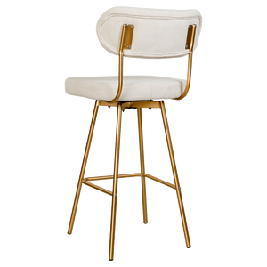 Prix raisonnable intérieur moderne luxe Restaurant cuisine Boucle Chrome métal noir salon table haute ensemble tabourets de <span class=keywords><strong>bar</strong></span> - Product Image 3