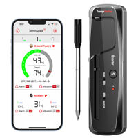 ThermoPro TempSpike Plus 500FT Thermomètre sans fil pour viande, idéal pour grillades extérieures, fumoirs, fours, rôtissoires et cuisson sous vide